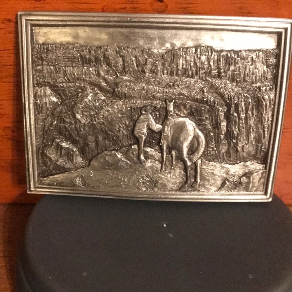 Silver Western Belt Buckle